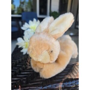 Vtg 1990s Gurilla Biscuit Plush Bunny Pouch w/ Bonne Bell Smackers BFF Charm